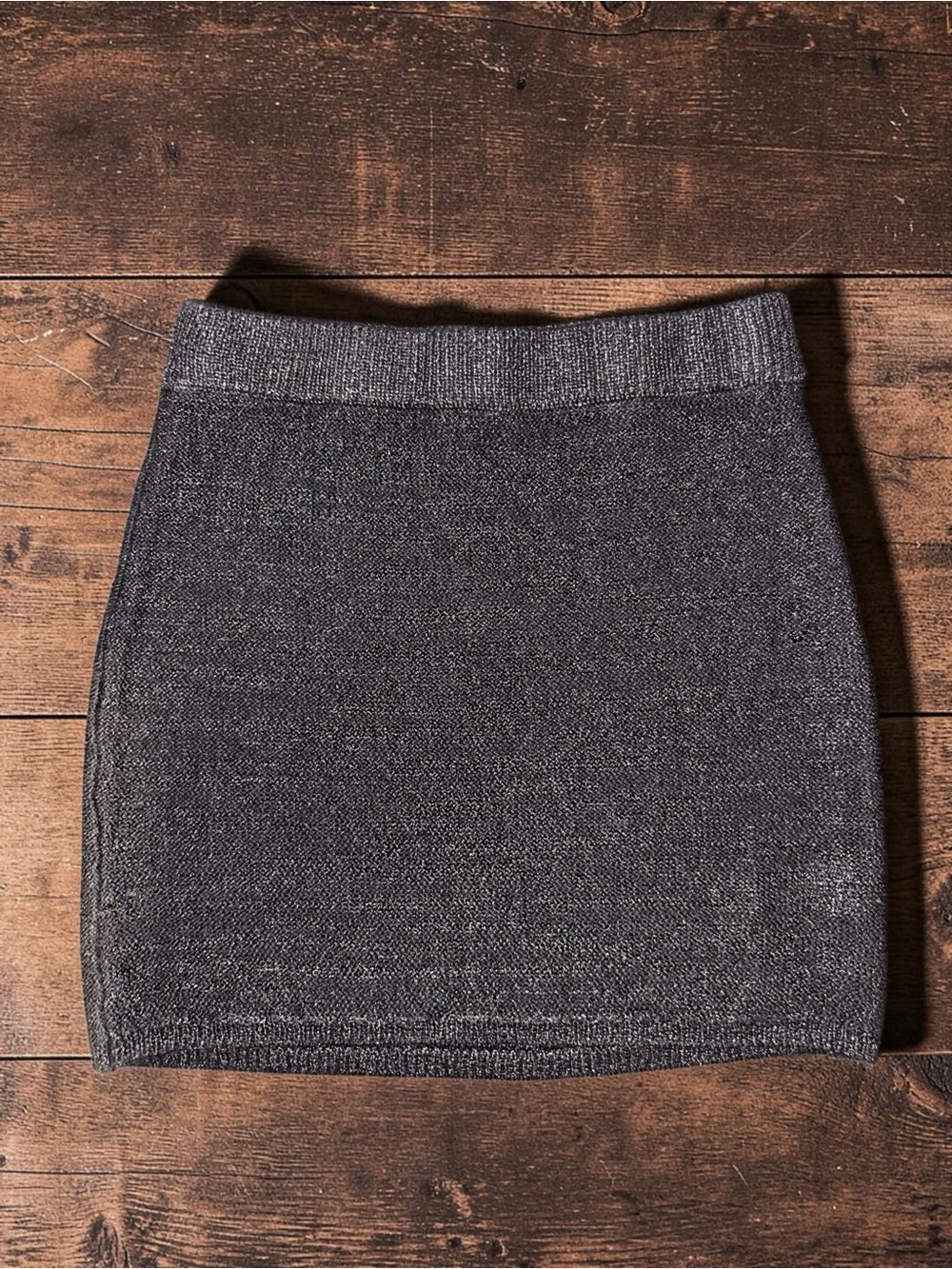 wild fable Charcoal Gray Knit Mini Skirt